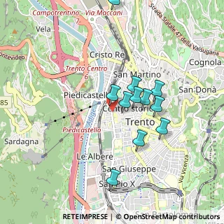 Mappa Piazza Santa Maria Maggiore, 38100 Trento TN, Italia (0.79)