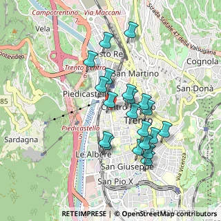 Mappa Piazza Santa Maria Maggiore, 38100 Trento TN, Italia (0.7965)