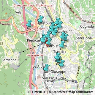 Mappa Piazza Santa Maria Maggiore, 38100 Trento TN, Italia (0.707)