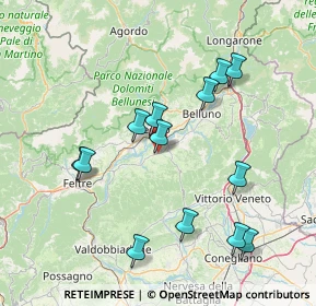 Mappa Via Ardo Croce Ponte, 32026 Mel BL, Italia (15.23154)