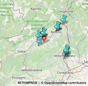 Mappa Via Ardo Croce Ponte, 32026 Mel BL, Italia (11.05769)