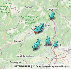 Mappa Via Ardo Croce Ponte, 32026 Mel BL, Italia (10.68929)