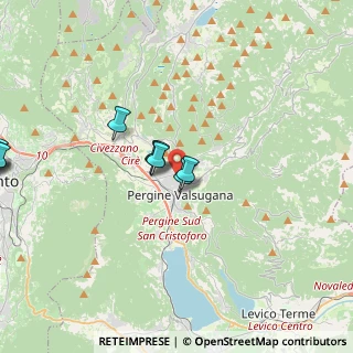 Mappa Via Fersina, 38057 Pergine Valsugana TN, Italia (4.84455)