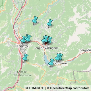 Mappa Via Fersina, 38057 Pergine Valsugana TN, Italia (5.47214)