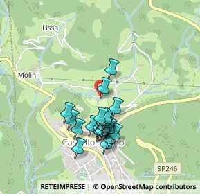 Mappa Loc, 38053 Castello Tesino TN, Italia (0.38333)
