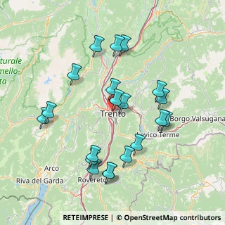 Mappa Via Mantova, 38122 Trento TN, Italia (15.3725)