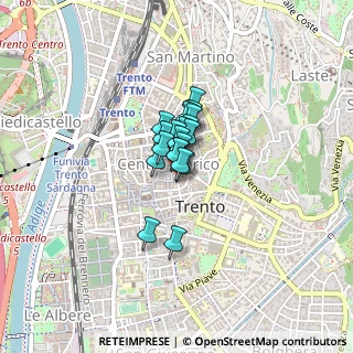 Mappa Via Mantova, 38122 Trento TN, Italia (0.1805)