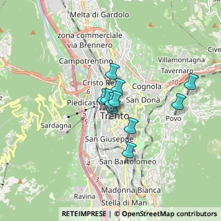 Mappa Via Mantova, 38122 Trento TN, Italia (1.05273)