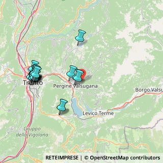 Mappa Via dei Molini, 38057 Pergine Valsugana TN, Italia (8.7765)