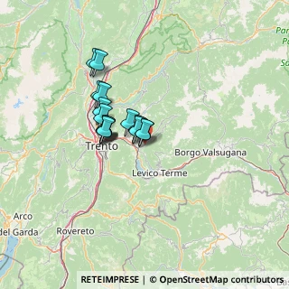 Mappa Via dei Molini, 38057 Pergine Valsugana TN, Italia (9.28471)