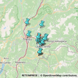Mappa Via dei Molini, 38057 Pergine Valsugana TN, Italia (8.59429)