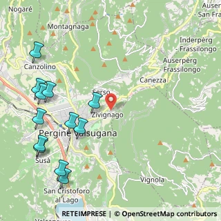 Mappa Via dei Molini, 38057 Pergine Valsugana TN, Italia (2.725)