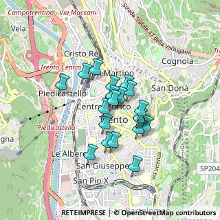 Mappa Via Roggia Grande, 38122 Trento TN, Italia (0.5995)