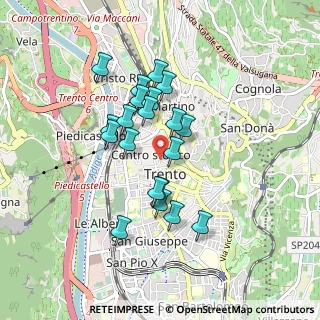 Mappa Via Roggia Grande, 38122 Trento TN, Italia (0.718)