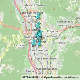 Mappa Via della Roggia Grande, 38122 Trento TN, Italia (0.65727)