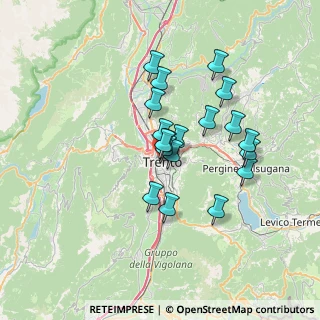 Mappa Piazza Lodron, 38122 Trento TN, Italia (5.43421)