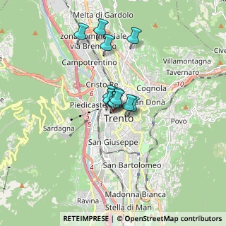Mappa Piazza Lodron, 38122 Trento TN, Italia (1.01917)