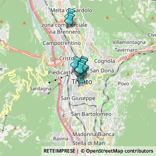 Mappa Piazza Lodron, 38122 Trento TN, Italia (0.83923)