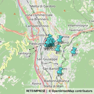 Mappa Piazza Lodron, 38122 Trento TN, Italia (0.81727)