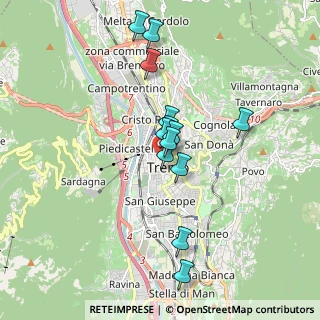 Mappa Piazza Lodron, 38122 Trento TN, Italia (1.47385)