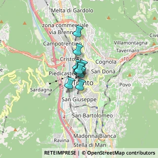 Mappa Piazza Lodron, 38122 Trento TN, Italia (0.56091)