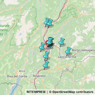 Mappa Passaggio Zippel Vittorio, 38122 Trento TN, Italia (7.44417)