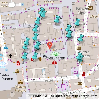Mappa Galleria Adria, 38122 Trento TN, Italia (0.067)