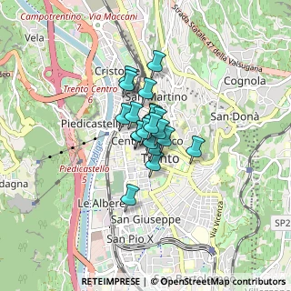 Mappa Piazza Lodron, 38122 Trento TN, Italia (0.397)