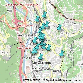 Mappa Via Oriola, 38100 Trento TN, Italia (0.5915)
