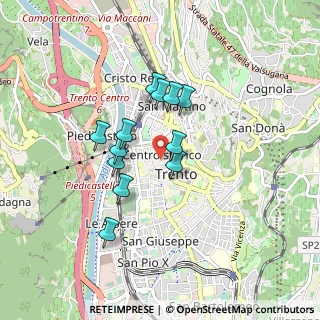 Mappa Passaggio Zippel Vittorio, 38122 Trento TN, Italia (0.66917)
