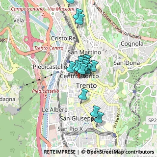 Mappa Piazza Lodron, 38100 Trento TN, Italia (0.5315)