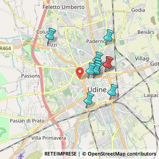 Mappa Via Monterotondo, 33100 Udine UD, Italia (1.37818)