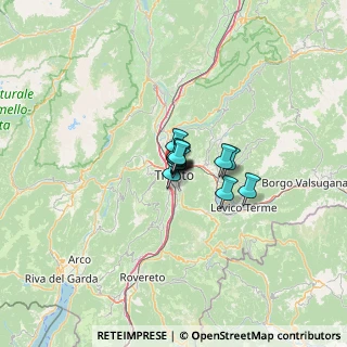 Mappa Via S. Maria Maddalena, 38122 Trento TN, Italia (4.51167)