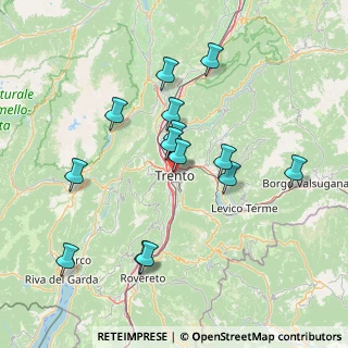 Mappa Via S. Maria Maddalena, 38122 Trento TN, Italia (14.28214)
