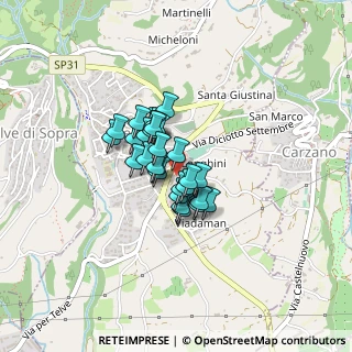 Mappa Passo del Manghen, 38050 Telve TN, Italia (0.24138)