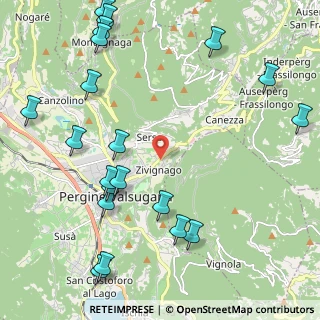 Mappa Via Oton, 38057 Pergine Valsugana TN, Italia (2.7525)