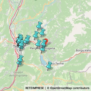 Mappa Via Lagorai, 38057 Pergine Valsugana TN, Italia (8.19)