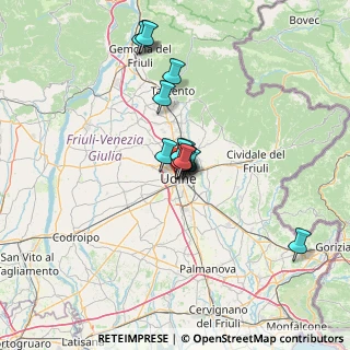 Mappa Via Giovanni Micesio, 33100 Udine UD, Italia (9.28667)