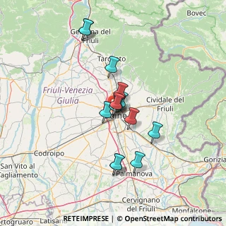 Mappa Via Giovanni Micesio, 33100 Udine UD, Italia (10.58571)