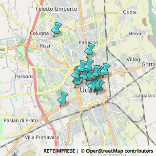 Mappa Via Giovanni Micesio, 33100 Udine UD, Italia (0.99333)