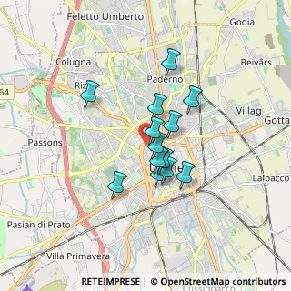 Mappa Via Giovanni Micesio, 33100 Udine UD, Italia (1.19615)