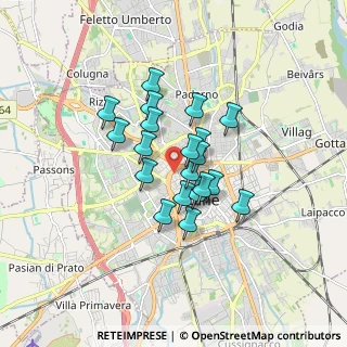 Mappa Via Giovanni Micesio, 33100 Udine UD, Italia (1.177)