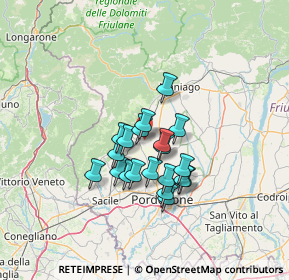 Mappa Via S. Martino, 33081 Aviano PN, Italia (9.733)