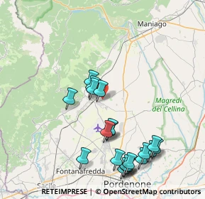 Mappa Via S. Martino, 33081 Aviano PN, Italia (8.6215)