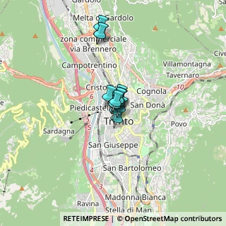 Mappa Via Armando Diaz, 38100 Trento TN, Italia (0.80308)