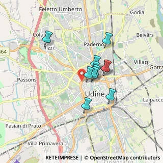 Mappa Viale Bassi Gio Batta, 33100 Udine UD, Italia (1.20636)
