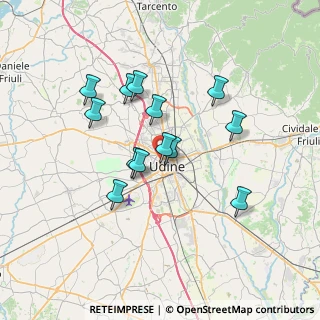 Mappa Viale Bassi Gio Batta, 33100 Udine UD, Italia (5.93462)