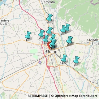 Mappa Viale Gio Batta Bassi, 33100 Udine UD, Italia (5.14867)