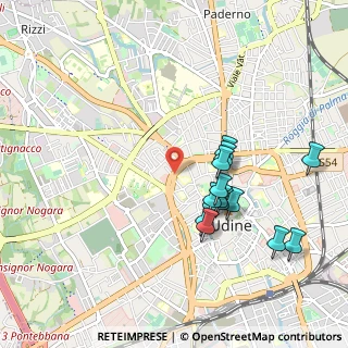 Mappa Viale Gio Batta Bassi, 33100 Udine UD, Italia (0.92308)