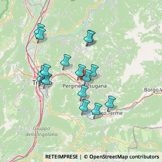 Mappa Viale dell'Industria, 38057 Pergine Valsugana TN, Italia (6.8225)